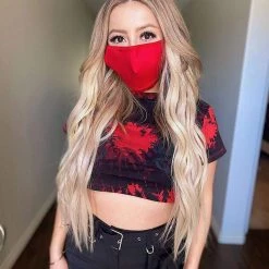 INTO THE AM Masks & Bandanas Solid Color Face Mask