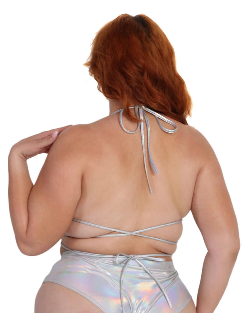 Day G Space Date Holo Wrap Around Bikini Top Tops 11 Day G Space Date Holo Wrap Around Bikini Top Tops