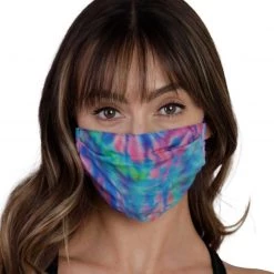 INTO THE AM Spiral Tie-Dye Face Mask