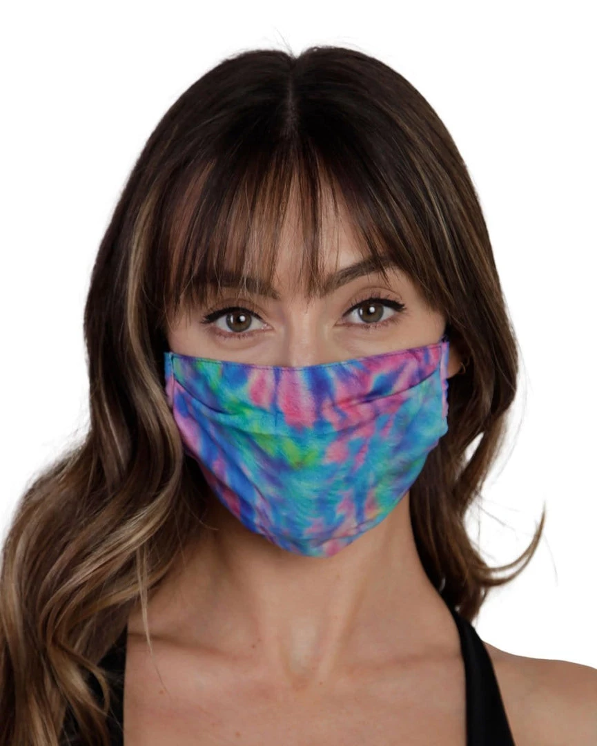 INTO THE AM Spiral Tie-Dye Face Mask 3 INTO THE AM Spiral Tie-Dye Face Mask