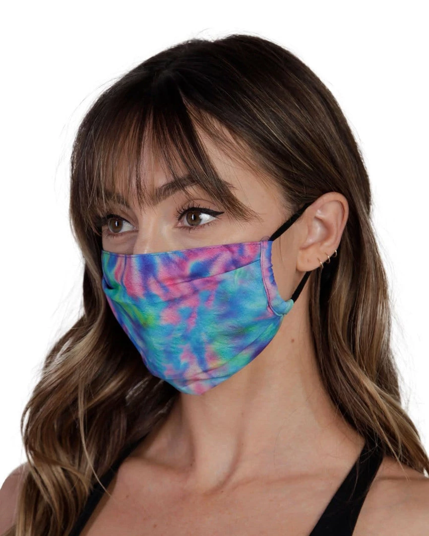 INTO THE AM Spiral Tie-Dye Face Mask 4 INTO THE AM Spiral Tie-Dye Face Mask