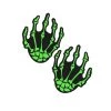 Pastease Spooky Skeleton UV Reactive Pasties Accessories 1 Pastease Spooky Skeleton UV Reactive Pasties Accessories