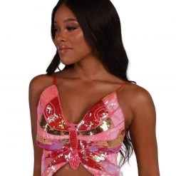 Western Fashion Tops Sparkle From Within Butterfly Sequin Top 16 Western Fashion Tops Sparkle From Within Butterfly Sequin Top