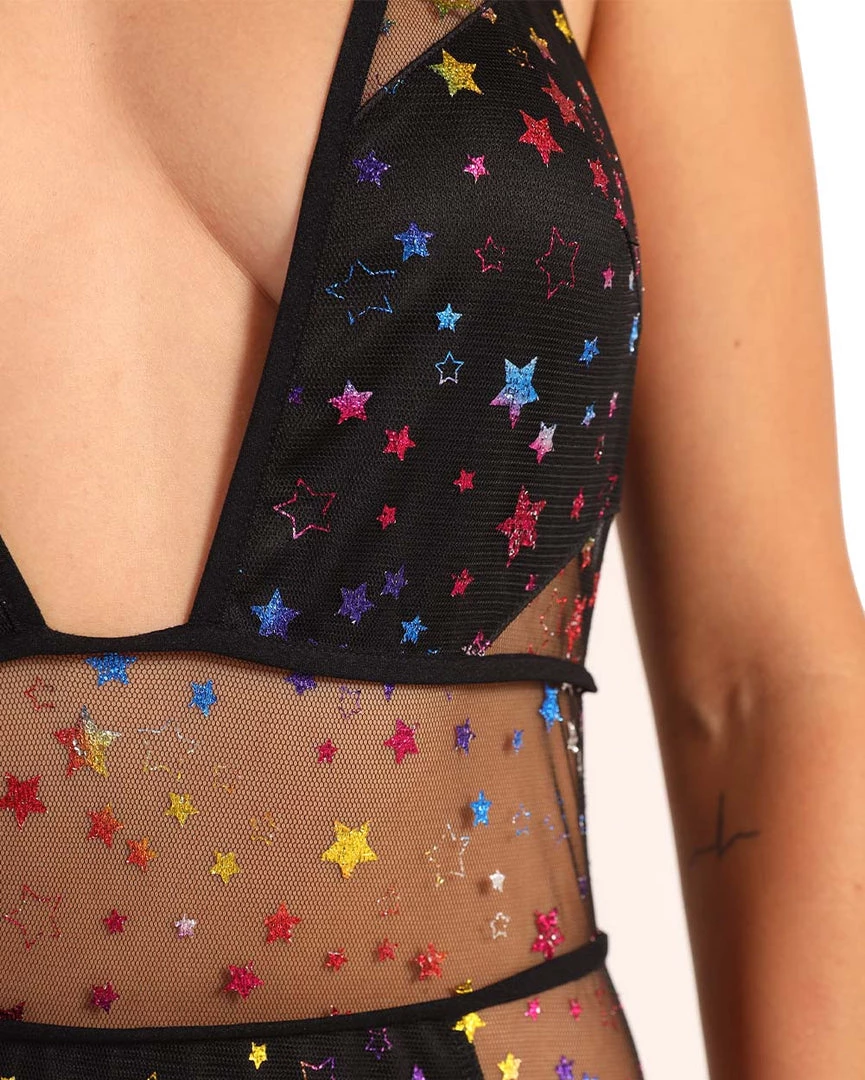 OhYes New Arrivals Star Bright Mesh Bodysuit 4 OhYes New Arrivals Star Bright Mesh Bodysuit