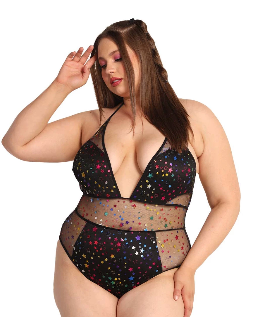 OhYes New Arrivals Star Bright Mesh Bodysuit 8 OhYes New Arrivals Star Bright Mesh Bodysuit
