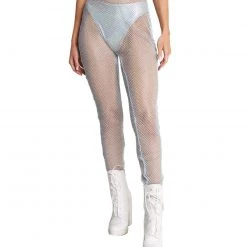 Hot & Delicious Black Bead Star Factor Fishnet Bottoms New Arrivals