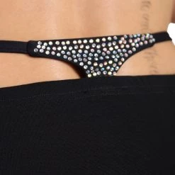 OhYes Bottoms Star Of The Day Rhinestone Mesh Skirt