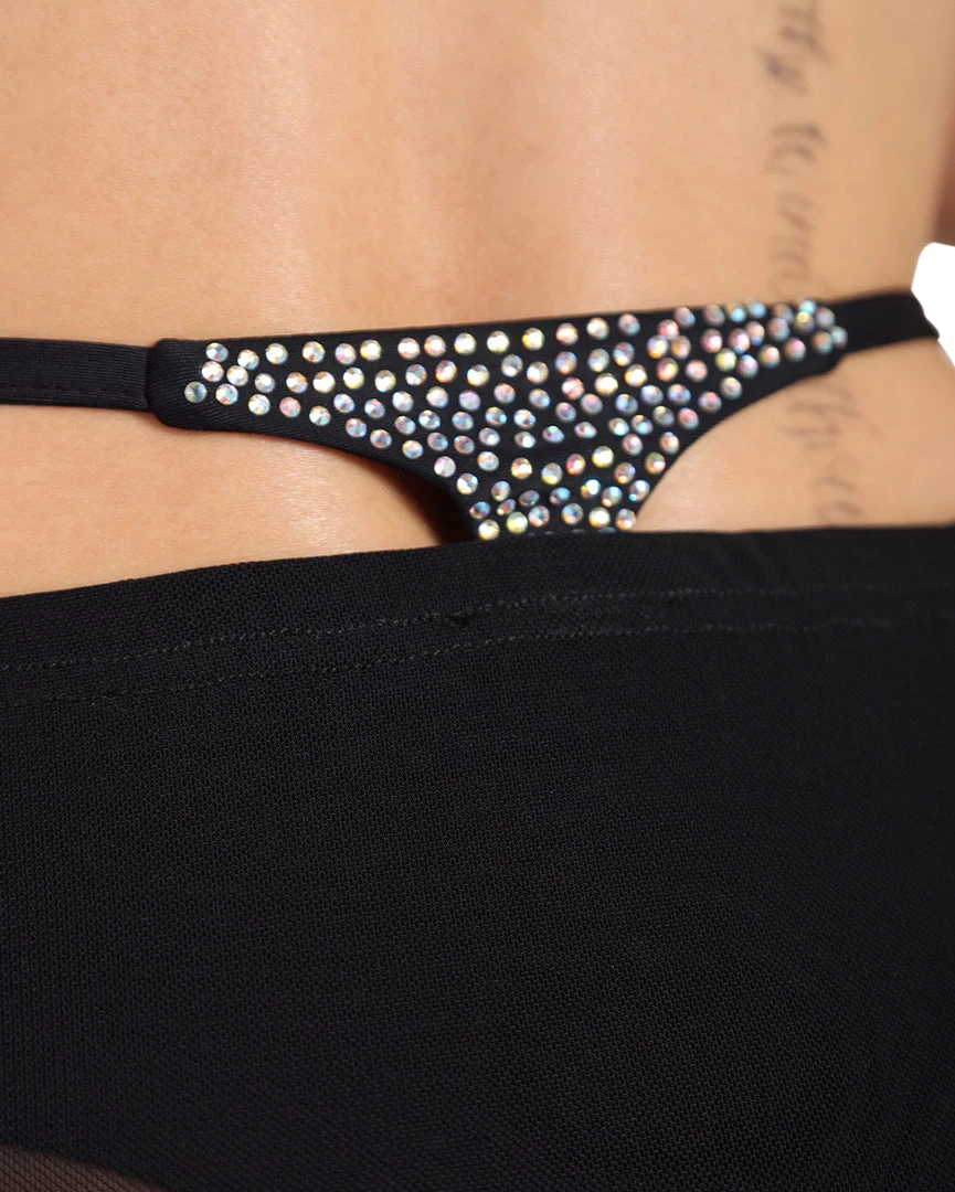 OhYes Bottoms Star Of The Day Rhinestone Mesh Skirt 4 OhYes Bottoms Star Of The Day Rhinestone Mesh Skirt