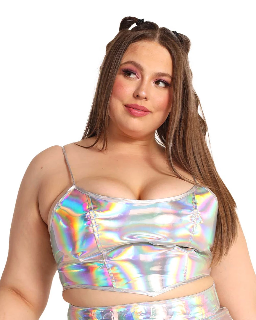 OhYes Stargirl Holo Corset Top Clothing 9 OhYes Stargirl Holo Corset Top Clothing