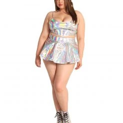 OhYes Stargirl Holo Corset Top Clothing 21 OhYes Stargirl Holo Corset Top Clothing
