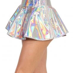 OhYes Stargirl Holo Skater Skirt Clothing