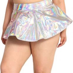 OhYes Stargirl Holo Skater Skirt Clothing