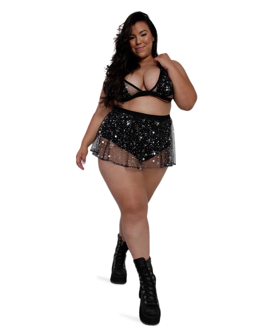 OhYes New Arrivals Starlight Lover Flowy Mesh Mini Skirt 18 OhYes New Arrivals Starlight Lover Flowy Mesh Mini Skirt