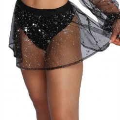 OhYes New Arrivals Starlight Lover Flowy Mesh Mini Skirt 30 OhYes New Arrivals Starlight Lover Flowy Mesh Mini Skirt