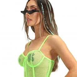 Kiki Riki Stick To The Rules Fishnet Bustier Clothing 21 Kiki Riki Stick To The Rules Fishnet Bustier Clothing