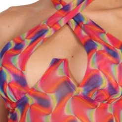 Day G Clothing Sugar High Mesh Corset Halter Top