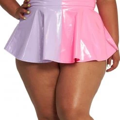 OhYes Sugar & Splice Vinyl Skater Skirt Clothing 19 OhYes Sugar & Splice Vinyl Skater Skirt Clothing