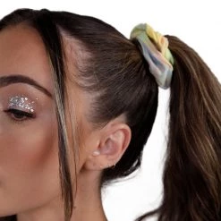 LA Seduction Sun Soaked Rainbow Tie-Dye Scrunchie