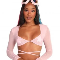 Top Chic Clothing Sweet Nothings Wrap Around Long Sleeve Top