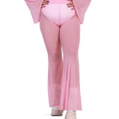 OhYes Sweet Thing High Waist Mesh Bell Bottoms 38 OhYes Sweet Thing High Waist Mesh Bell Bottoms