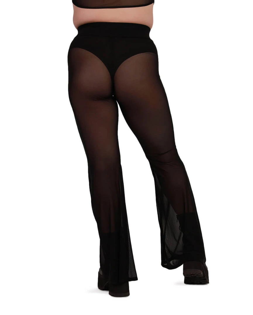 OhYes Sweet Thing High Waist Mesh Bell Bottoms 12 OhYes Sweet Thing High Waist Mesh Bell Bottoms