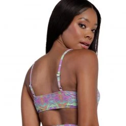 Dippin Daisies Take A Trip Wrap Around Crop Top Tops