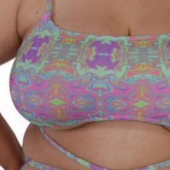 Dippin Daisies Take A Trip Wrap Around Crop Top Tops