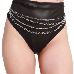 Fame Accessories Trippin' On Bling Layered Belly Chain