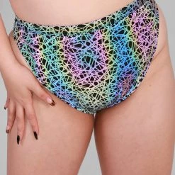 Dippin Daisies Trippy Drip Reflective Booty Shorts