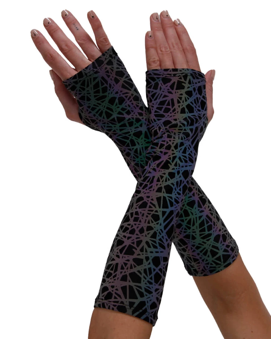 Dippin Daisies Trippy Drip Reflective Fingerless Gloves Dresses & Sets 4 Dippin Daisies Trippy Drip Reflective Fingerless Gloves Dresses & Sets