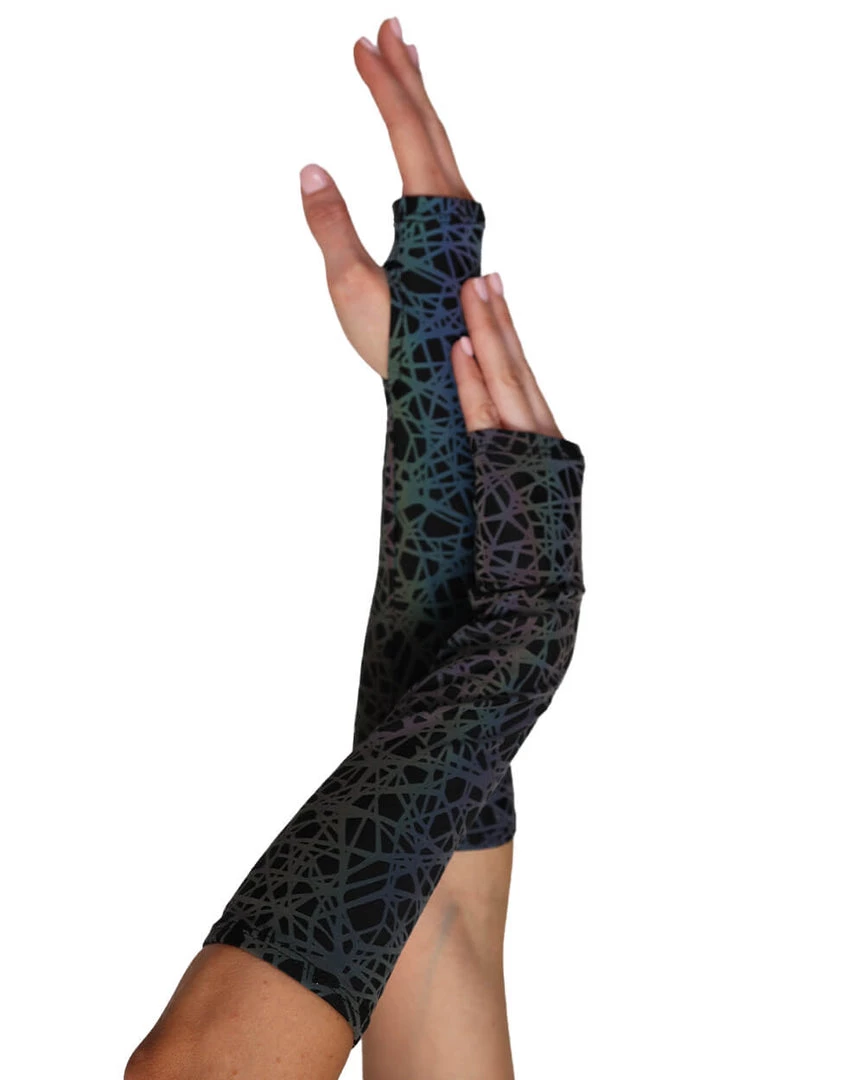 Dippin Daisies Trippy Drip Reflective Fingerless Gloves Dresses & Sets 6 Dippin Daisies Trippy Drip Reflective Fingerless Gloves Dresses & Sets