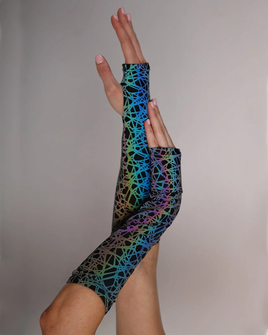 Dippin Daisies Trippy Drip Reflective Fingerless Gloves Dresses & Sets 5 Dippin Daisies Trippy Drip Reflective Fingerless Gloves Dresses & Sets