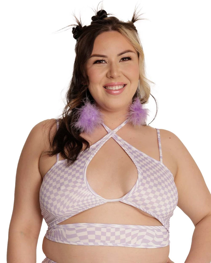 Cherry Mellow, Inc. Clothing Trippy Twist Strappy Crop Top 9 Cherry Mellow, Inc. Clothing Trippy Twist Strappy Crop Top