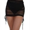 One By One Apparel Truly Iconic Ruched Mesh Mini Skirt