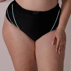 Cherry Mellow, Inc. Turn Up The Lights High-Waist Speed Clasp Rainbow Reflective Bottoms New Arrivals