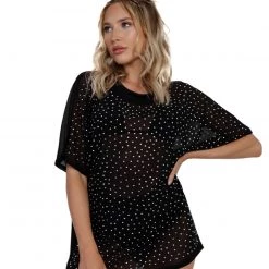 OhYes U Da Brightest Star Oversized Tee Tops