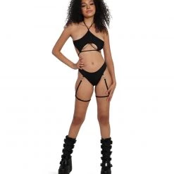 Roma Under Cover Garter Clip-On Shorts Bottoms