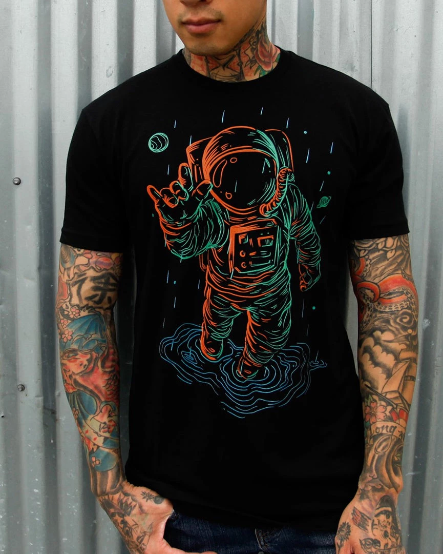 INTO THE AM Universal Love Glow-in-the-Dark Tee Men 4 INTO THE AM Universal Love Glow-in-the-Dark Tee Men