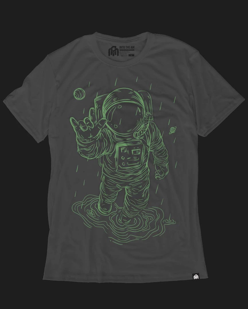 INTO THE AM Universal Love Glow-in-the-Dark Tee Men 12 INTO THE AM Universal Love Glow-in-the-Dark Tee Men