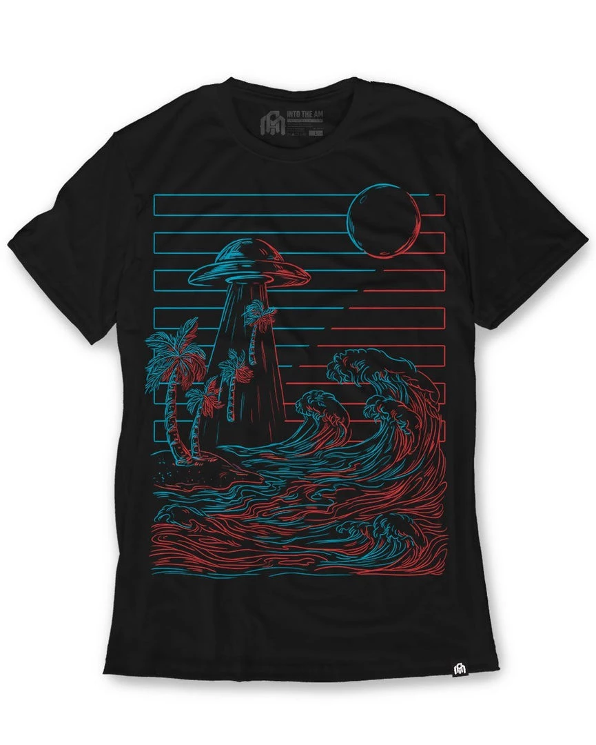 INTO THE AM Men Unnatural Forces Glow-in-the-Dark Tee 3 INTO THE AM Men Unnatural Forces Glow-in-the-Dark Tee