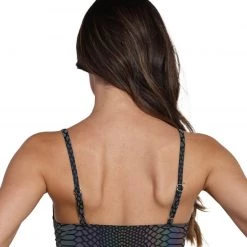 Dippin Daisies Tops Viper Queen Reflective Cutout Top 16 Dippin Daisies Tops Viper Queen Reflective Cutout Top