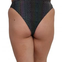 Dippin Daisies Bottoms Viper Queen Reflective High Waisted Shorts 21 Dippin Daisies Bottoms Viper Queen Reflective High Waisted Shorts