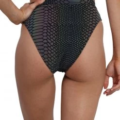 Dippin Daisies Bottoms Viper Queen Reflective High Waisted Shorts 16 Dippin Daisies Bottoms Viper Queen Reflective High Waisted Shorts