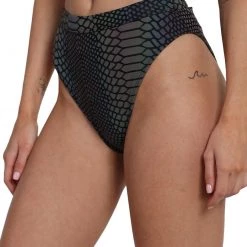 Dippin Daisies Bottoms Viper Queen Reflective High Waisted Shorts 14 Dippin Daisies Bottoms Viper Queen Reflective High Waisted Shorts