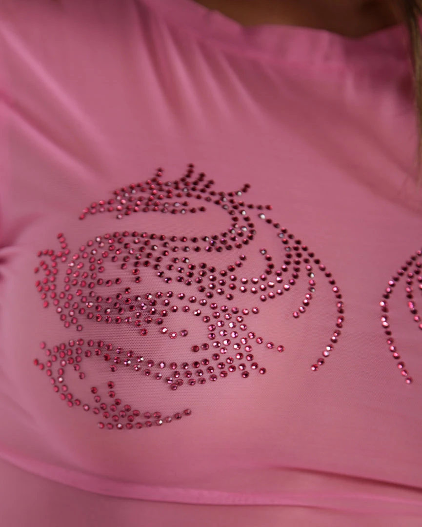 Clara Story Tops What A Drag-on Mesh Crop Top 4 Clara Story Tops What A Drag-on Mesh Crop Top