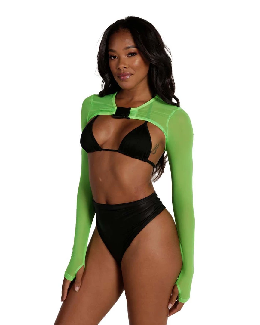 OhYes Wicked Sweet Speed Clasp Mesh Ultra Crop Top Clothing 7 OhYes Wicked Sweet Speed Clasp Mesh Ultra Crop Top Clothing