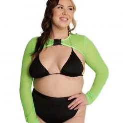 OhYes Wicked Sweet Speed Clasp Mesh Ultra Crop Top Clothing 29 OhYes Wicked Sweet Speed Clasp Mesh Ultra Crop Top Clothing