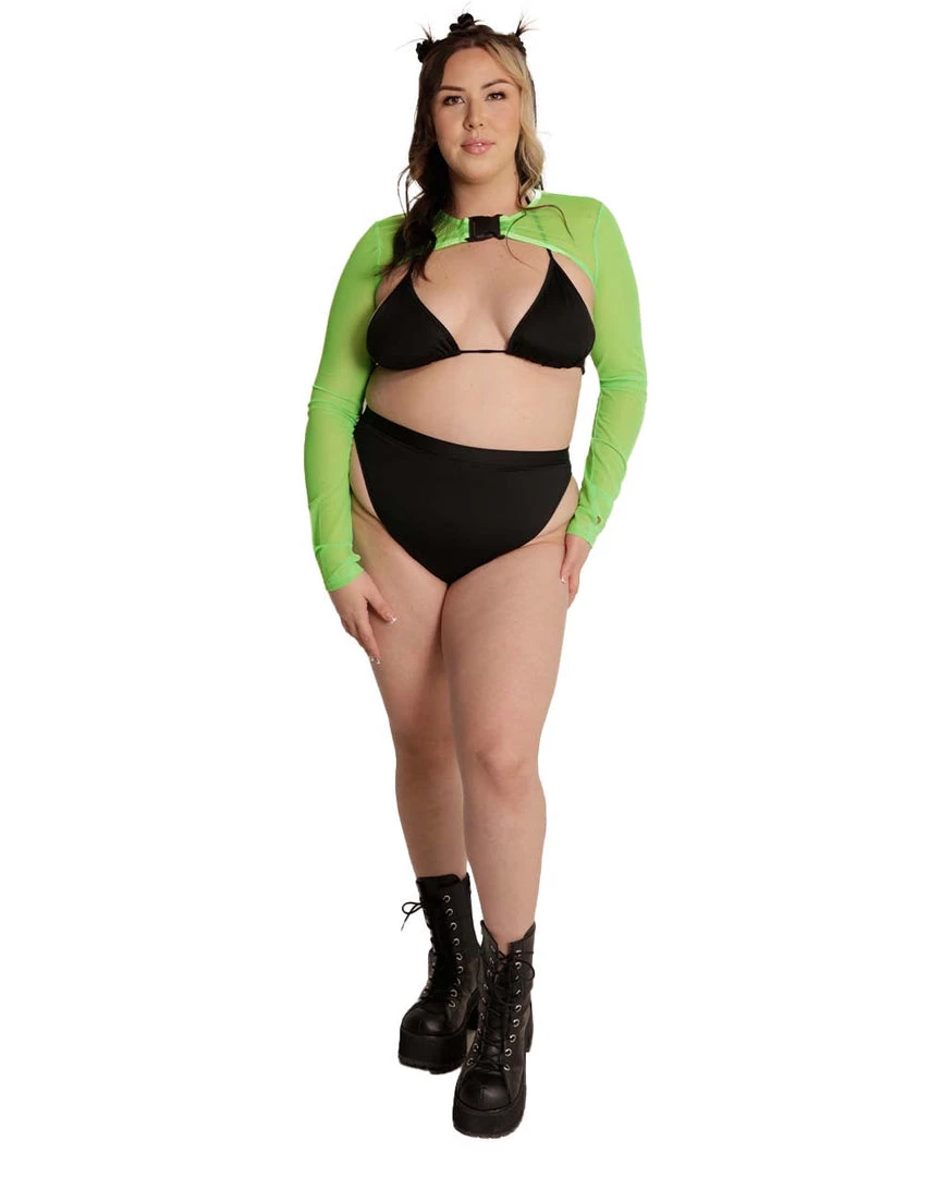 OhYes Wicked Sweet Speed Clasp Mesh Ultra Crop Top Clothing 11 OhYes Wicked Sweet Speed Clasp Mesh Ultra Crop Top Clothing