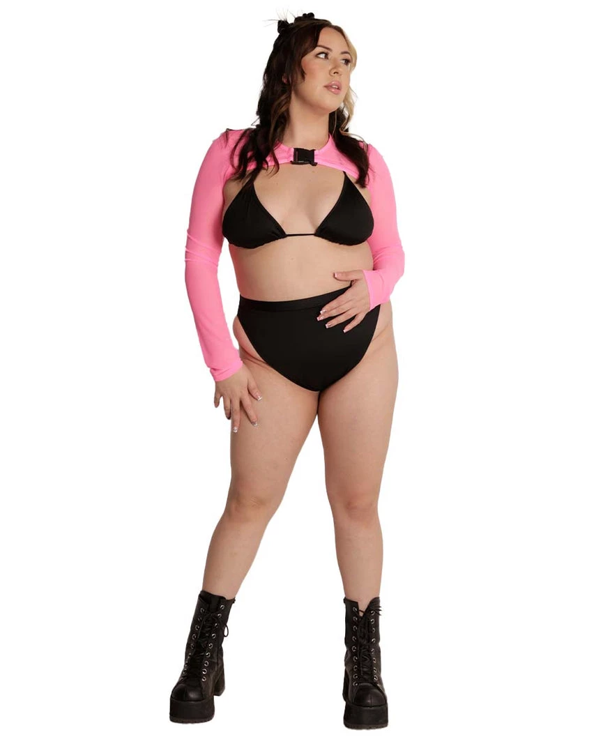 OhYes Wicked Sweet Speed Clasp Mesh Ultra Crop Top Clothing 21 OhYes Wicked Sweet Speed Clasp Mesh Ultra Crop Top Clothing