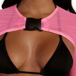 OhYes Wicked Sweet Speed Clasp Mesh Ultra Crop Top Clothing 35 OhYes Wicked Sweet Speed Clasp Mesh Ultra Crop Top Clothing